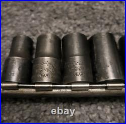 Blue Point 3/8 Drive Shallow Impact Twist Sockets 13 Piece Set