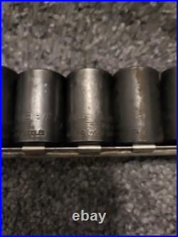 Blue Point 3/8 Drive Shallow Impact Twist Sockets 13 Piece Set