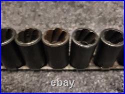 Blue Point 3/8 Drive Shallow Impact Twist Sockets 13 Piece Set