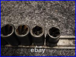 Blue Point 3/8 Drive Shallow Impact Twist Sockets 13 Piece Set