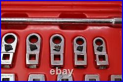 Blue-Point BFCRM712 8mm-19mm 12 Point Ratcheting Crowfoot Socket Wrench Set