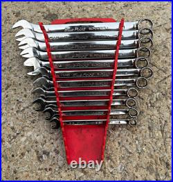 Blue-Point BLPCW 11pc Imperial Combination Spanner Set Snap on Red Holder