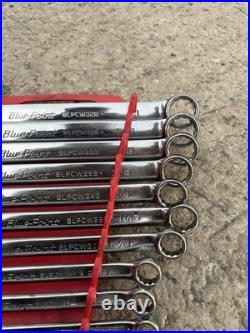 Blue-Point BLPCW 11pc Imperial Combination Spanner Set Snap on Red Holder