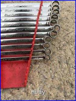 Blue-Point BLPCW 11pc Imperial Combination Spanner Set Snap on Red Holder