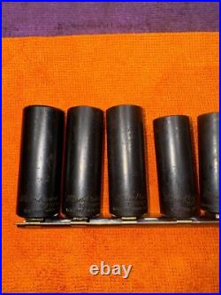 Blue Point Nut Remover Deep Twist Off Impact Socket Set Of 11 Read Description