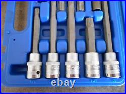 Blue-Point Ribe Socket Set 1/2 Drive 10 Piece