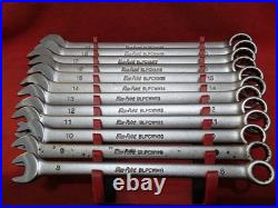 Blue Point Snap On 8-19mm 12pc Spanner set Wrenches on Wrench Rack made in USA