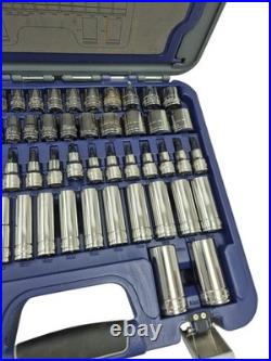 Blue-Point Snap-on 77 piece 3/8 Drive 277MBPGSSUK Metric Ratchet Socket Set