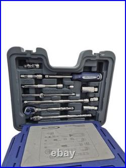 Blue-Point Snap-on 77 piece 3/8 Drive 277MBPGSSUK Metric Ratchet Socket Set