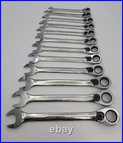 Blue Point Tools 12 Piece Metric Ratcheting Combination Wrench Set 8mm 19mm
