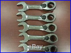Blue Point by Snap On 12pc Stubby Ratcheting Metric Wrench Set BOERMS712 8-19mm