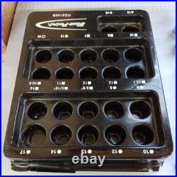 Blue-Point by Snap On 22-pc 3/8 Drive Master Oil Drain Plug Key Set ITC5142B