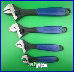 Blue-point BLPADJ404SG 6 8 10 12 Adjustable Wrench Set with Soft Grip Blue-point BLPADJ404SG 6 8 10 12 Adjustable Wrench Set with Soft Grip