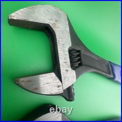 Blue-point BLPADJ404SG 6 8 10 12 Adjustable Wrench Set with Soft Grip
