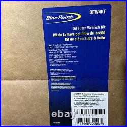 Blue point made by Snap on tools 4pc Oil filter wrench set OFW4KT Blue point made by Snap on tools 4pc Oil filter wrench set OFW4KT