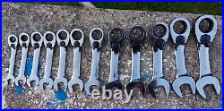 Blue point stubby ratchet spanners