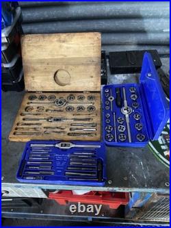 Bluepoint/Snap On Metric & Imperial Tap & Die Sets Used Bluepoint/Snap On Metric & Imperial Tap & Die Sets Used