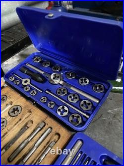 Bluepoint/Snap On Metric & Imperial Tap & Die Sets Used Bluepoint/Snap On Metric & Imperial Tap & Die Sets Used