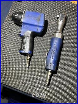 Bluepoint sold by Snap on 3/8 impact wrench ratchet x2 set air tools