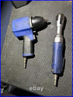Bluepoint sold by Snap on 3/8 impact wrench ratchet x2 set air tools