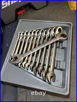 Bluepoint sold by snap on ratchet spanners Boerm in tray set 8mm 19mm