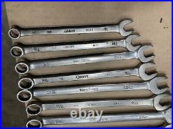 Bonney wrench set /snap on sae set 5/16-1