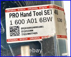 Bosch Professional 40 Piece Hand Tool Set 1600A016BW W-BOXX Rare & Discontinued