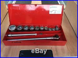 Britool 13 Piece Metric Socket Part Set In 1 SD. 36mm To 80mm. NA387B. 1 Drive