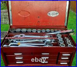 Britool Combination Universal Service Tool Socket Spanner Set 1960's Rare