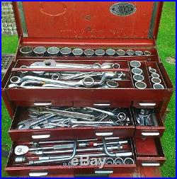 Britool Universal Service Tool Socket / Spanner Set 1960's Rare Collectable