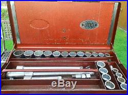 Britool Universal Service Tool Socket / Spanner Set 1960's Rare Collectable