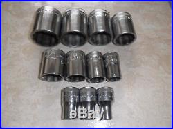 Britool Vintage 1/2 Inch Drive Af & Whitworth Socket Set. Great Condition