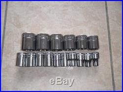 Britool Vintage 1/2 Inch Drive Af & Whitworth Socket Set. Great Condition