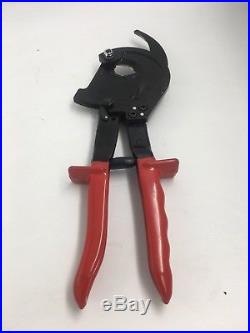CK Heavy Duty Ratchet Cable Wire Cutter 36mm SWA/52mm Copper/Aluminium T3678