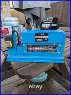 CO-Z Electric Wire Stripping Machine Blue Benchtop Cable Stripper