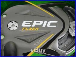 Callaway Epic Flash Sub Zero 9.0 Left Hand Driver Smoke 6.0 Stiff w HC & Tool