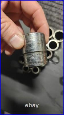 Cat 1/2 10mm to 24mm 12point socket set