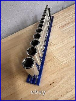 Cornwell Tools STM0213LSP 13 Piece 1/4 Drive Metric Deep Socket Set 6pt