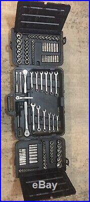 Craftsman 124 Piece Tool Set (MADE IN USA) Metric And SAE 1/4 3/8 1/2