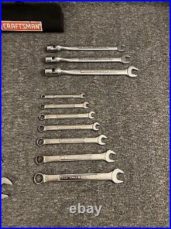 Craftsman 21 Wrench Lot V^ VA 6pt 12pt Flex Head -V- SAE Standard And Metric