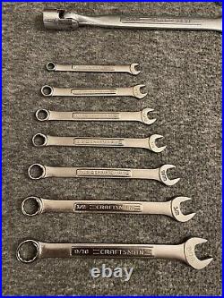 Craftsman 21 Wrench Lot V^ VA 6pt 12pt Flex Head -V- SAE Standard And Metric