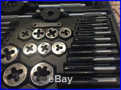 Craftsman HSS 59 piece Mechanics Standard SAE tap and die set 9-52151 USA