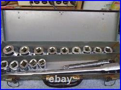 Craftsman USA 16-Piece 3/4 Drive Socket Set with Metal Case 7/8 -1-7/8