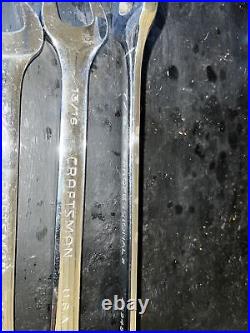 Craftsman USA Professional Intermediate Size SAE Wrench Set 44 Series Rare Mid