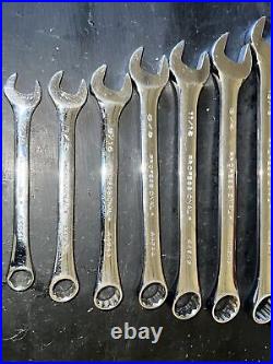 Craftsman USA Professional Intermediate Size SAE Wrench Set 44 Series Rare Mid