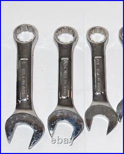 Craftsman VV USA 11Pc Short / Stubby SAE Wrench Set 3/8 1 Excellent #2