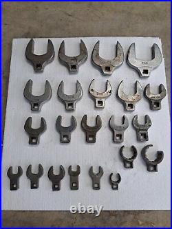 Crowfoot Socket Wrenches (Lot of 22)