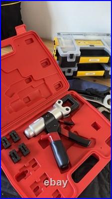 D36 Hydraulic Crimping Tool in Case 10mm 16mm 25mm 35mm Dies D36 Hydraulic Crimping Tool in Case 10mm 16mm 25mm 35mm Dies