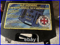 DYNOMEC Locking Wheel Nut Remover Set as used by the AA and RAC. LATEST KIT