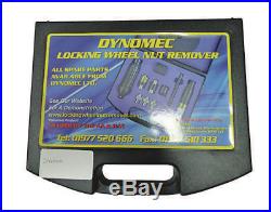 DYNOMEC Locking Wheel Nut Remover Set used by AA RAC. LATEST KIT DY1000